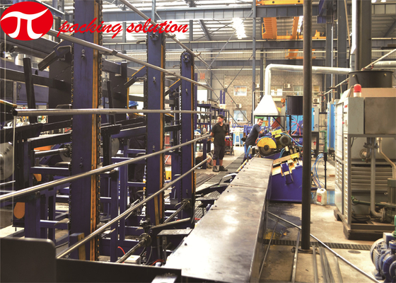 Bundle Steel Pipe Steel Tube Packing Machine With Material Fixing And Cutting By Manual