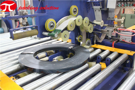 Steel Coil Horizontal Wrapping Machine GG1000 Conveyor 70r/Min Overlap Scope 10%-90%