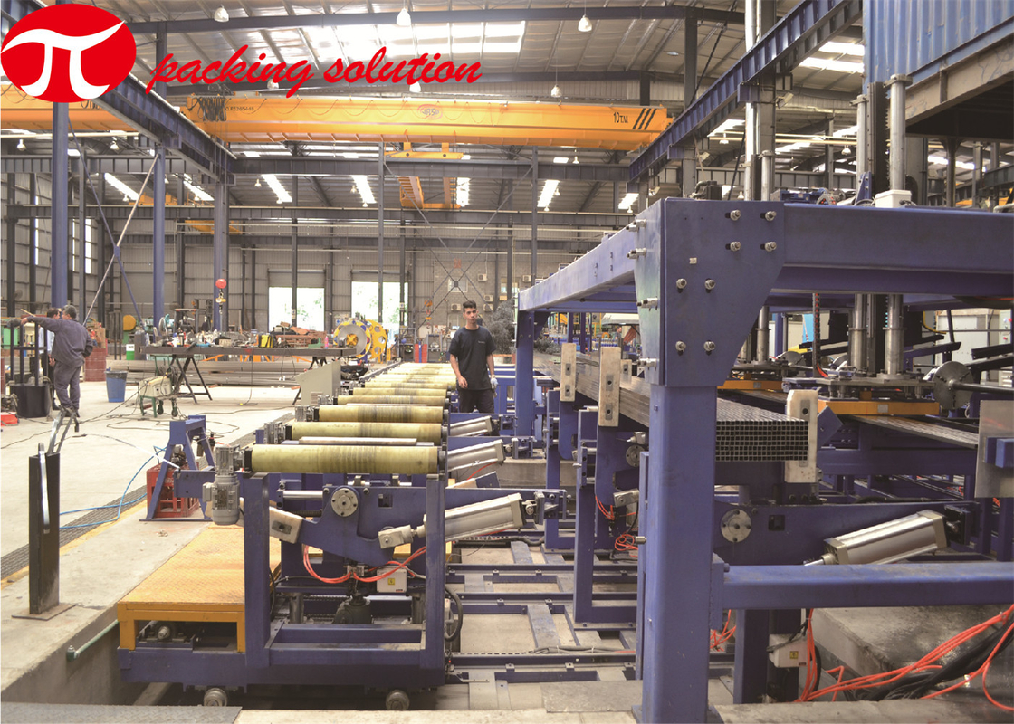Bundle Steel Pipe Steel Tube Packing Machine With Material Fixing And Cutting By Manual