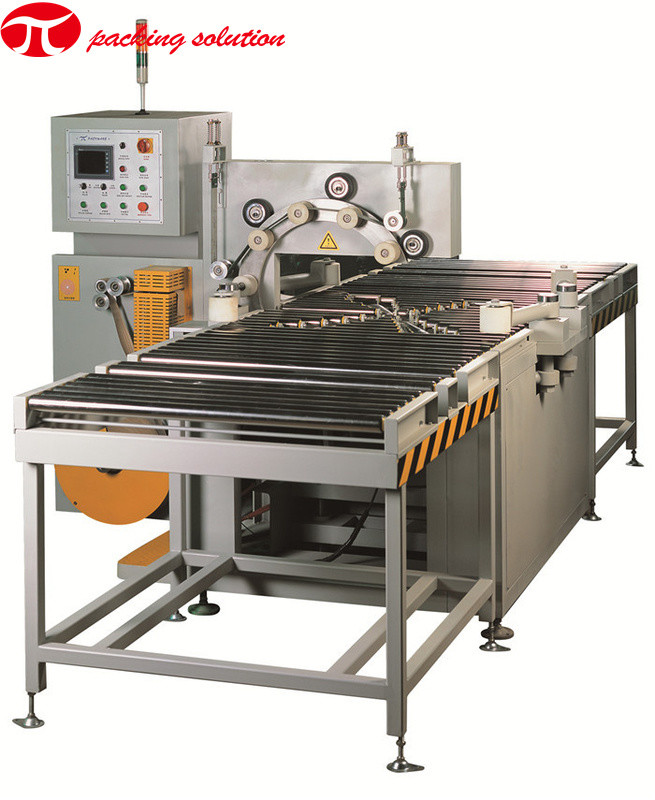 Steel Coil Horizontal Wrapping Machine GG1000 Conveyor 70r/Min Overlap Scope 10%-90%